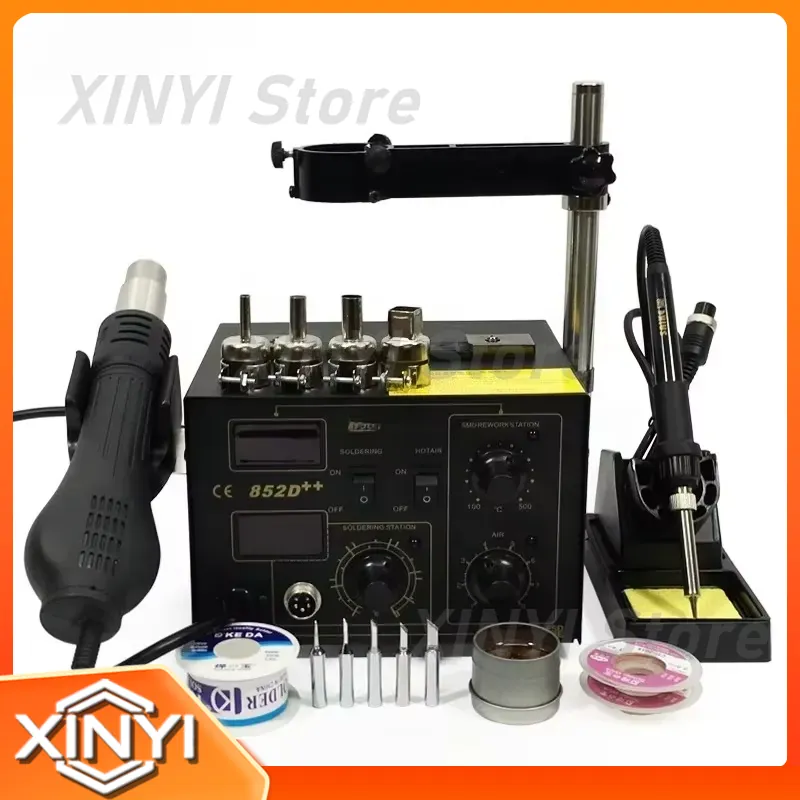 SAIKE 852D++ 2'si 1 Arada SMD  - Smd Rework Station Hot Air Soldering 2 In 1 incelemesi ve fiyatı